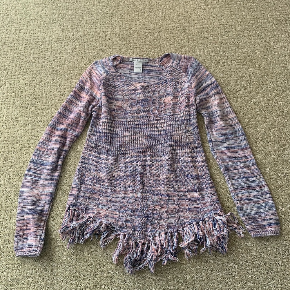 Fringe Long Sleeve Sweater